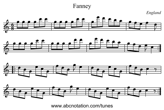 Fanney - staff notation