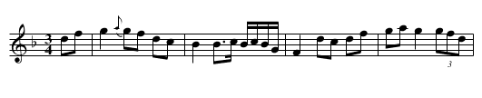 Fanny Dillon - staff notation