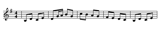 Fanny Frail - staff notation