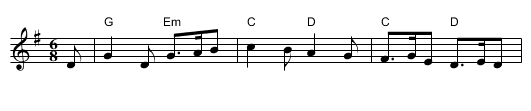 Fanny Poer - staff notation