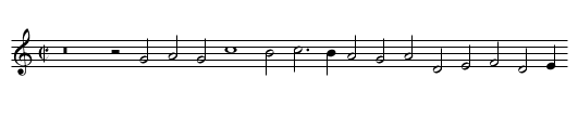 Fantasia 26. - staff notation