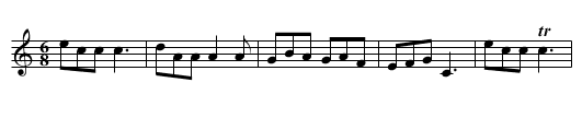 Fantocini, The - staff notation