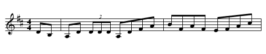 Faral O'Gara's - staff notation
