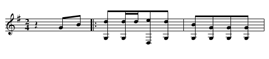 Farandole de Briançon - staff notation