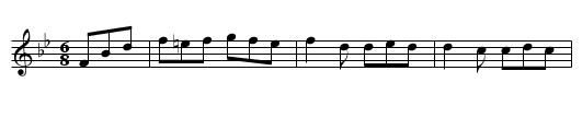 Farandole de Cannes - staff notation