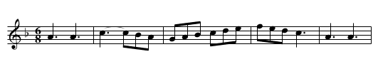 Farandole de Fréjus - staff notation
