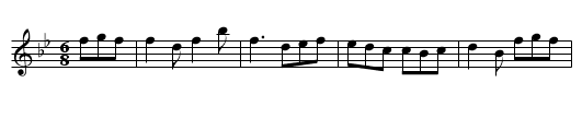 Farandole des Gavots - staff notation