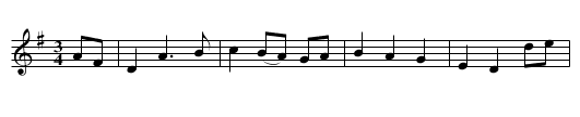 Fare Thee Well Lovely Mary - staff notation