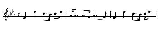 Fareweel Edinburgh - staff notation