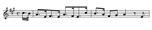 Farewell Darling Youth - staff notation