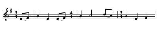 Farewell Dear Rosanna - staff notation