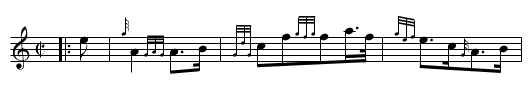 Farewell to Ballinascorney - staff notation