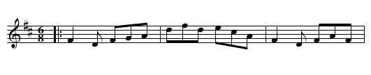 Farewell To Gurteen - staff notation
