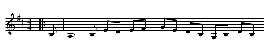 Farewell to Ireland - staff notation