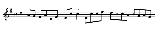 Farewell to Leitrim - staff notation