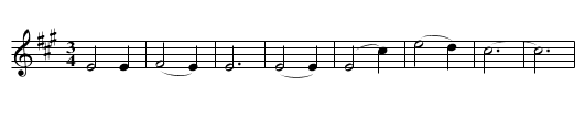 Farewell To Skye #2 - staff notation