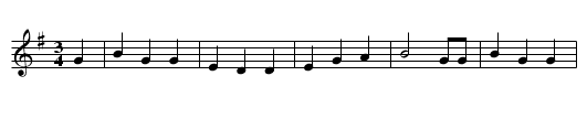 Farewell to Tarwaithie - staff notation