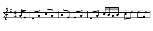 Farewell To Whiskey  (march)  1825 - staff notation