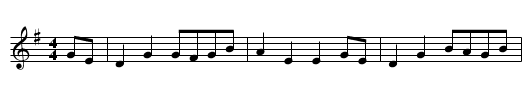 Farewell to whisky - staff notation