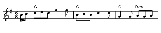 Farewell - staff notation