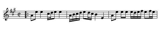 Farinellis Maggot - staff notation