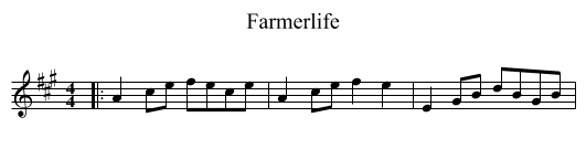 Farmerlife - staff notation