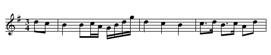 Farrell's Favorite Minuet - staff notation