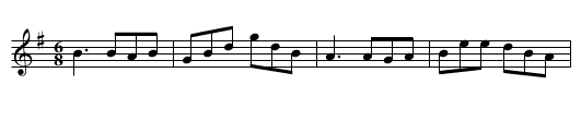 Fasten the Leg in Her - staff notation