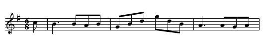 Fasten the Leggin' - staff notation
