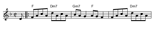 Fat Clouds - staff notation