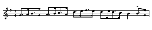 Father Henebry’s Hornpipe - staff notation