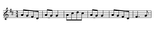 Father Henebry’s Reel - staff notation