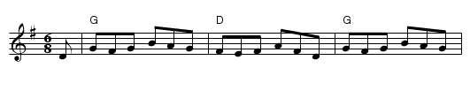 Father Kelly's Jig - staff notation