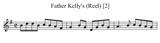 Father Kelly's (Reel) [2] - staff notation