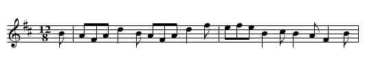 Father Pat Aherne - staff notation