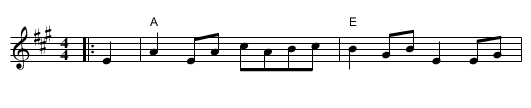 Father's Joy - staff notation