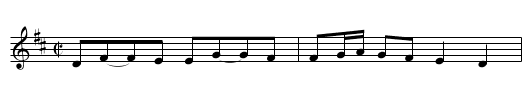 Fausans Maggot. Ru1.044 - staff notation