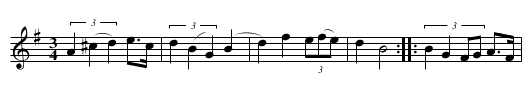 Faut Marit Leken - staff notation