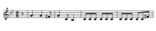 favorite Irish Quick March, A  - staff notation