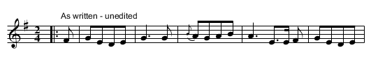 Favouret Scotch Quick Step. JBut.307 - staff notation