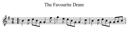 Favourite Dram, The  - staff notation