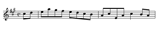 Favourite Hornpipe. TLY.080, A - staff notation