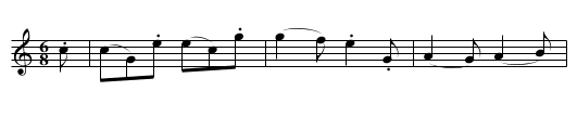 FAVOURITE SAXON AIR - staff notation