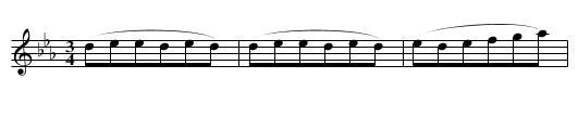 Favourite Waltz [1] - staff notation