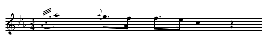 Feadghail an Airimh - staff notation