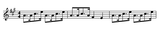 Fear A Figue - staff notation