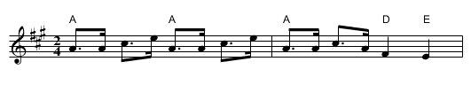 Fear A Phige #2 - staff notation