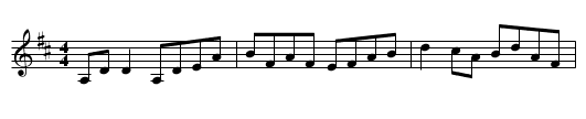 Fearghal O'Gadhra - staff notation