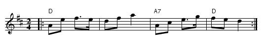 Feiar fr&aring; Sandsv&aelig;r - staff notation