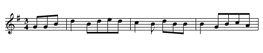 Feiner Knab (2-87) S. 255 - staff notation